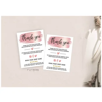 

Business Thank You Card Online Business Thank You Package Insert Thank You For Your Order Cards Small Business Cards