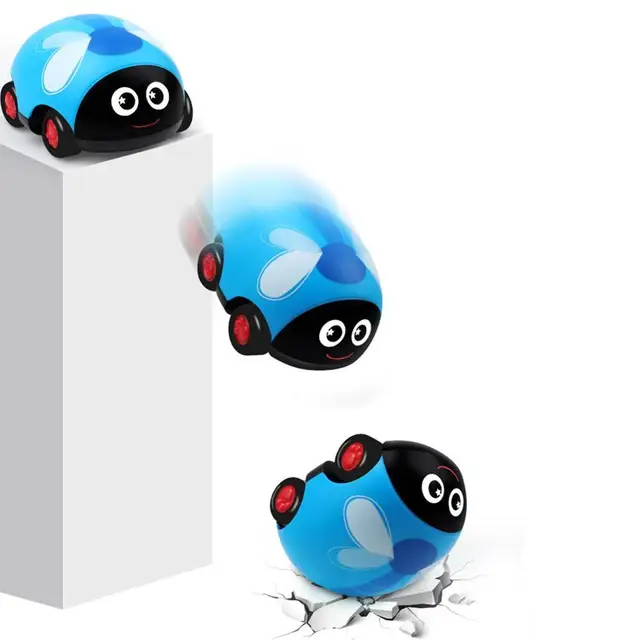 Vehicle Plastic Girl Car toys Vehicle Pull Back Car Boys Insect Ladybird children's toys Kids Inertial Car Drop Baby Toy Gift 5