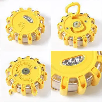 

2pcs LED Emergency Magnet Flashing Warning Night Lights Safety Road Flare Emergency Lights with Magnetic Base for Car Truck Boat