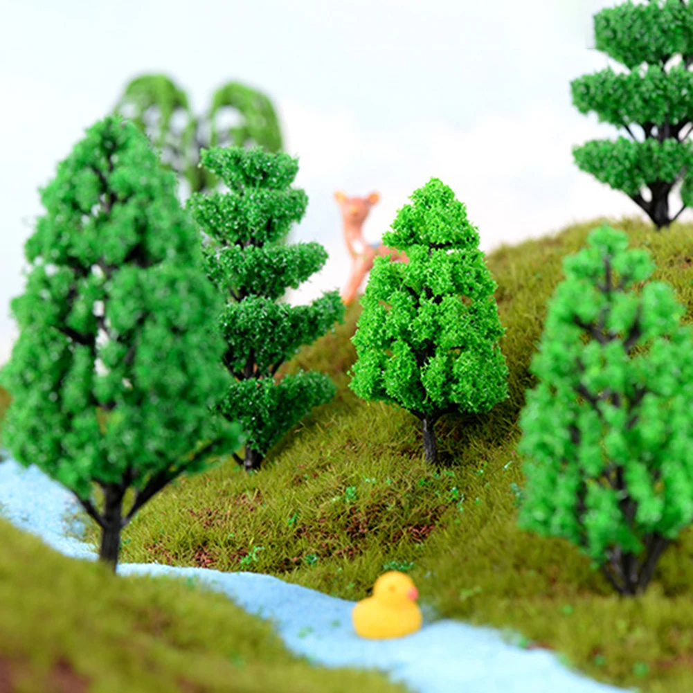 Искусственное мини-растение Модель Дерево террариума Ландшафтный песок Настольный бонсай Декор