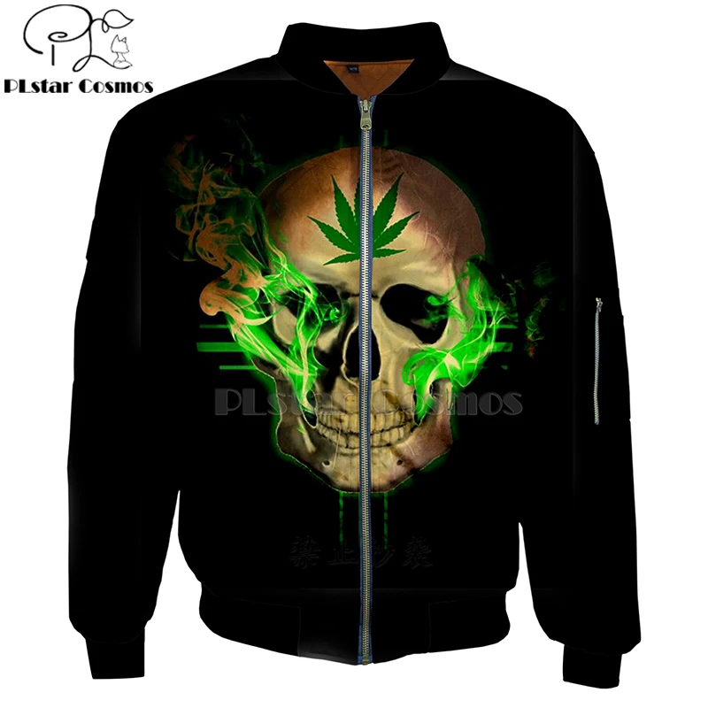 Bob marley weed 3D куртки-бомберы, толстовки для мужчин и женщин, новая мода, на молнии, с капюшоном, с длинным рукавом, пуловер, стиль, Череп, лист, одежда-3