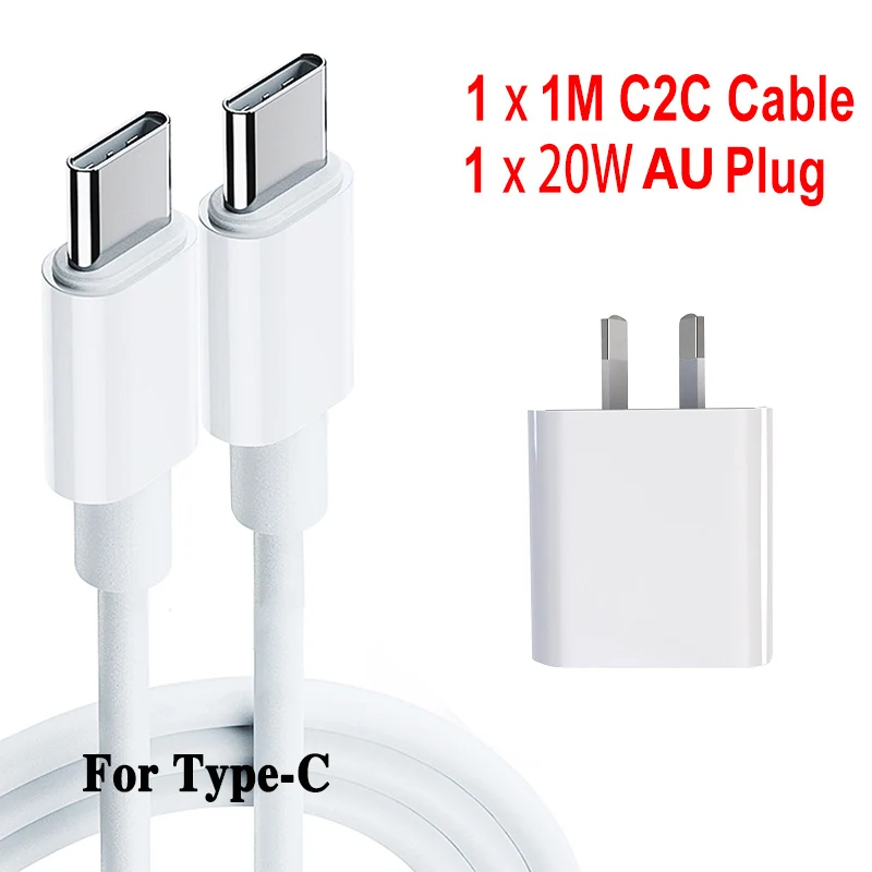 2021 Fast Charging 20W USB-C Type-C Cable Charger Adapter  Wall Plug for iPhone 12 Pro Max mini 12Pro 11 Xs se ipad 65w usb c charger Chargers