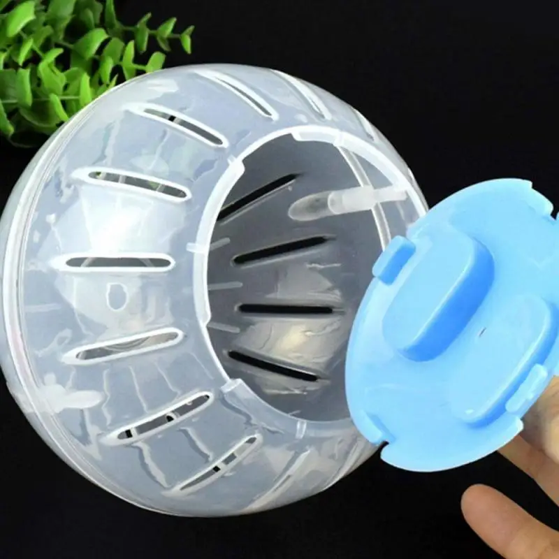 10/12 Hamster Guinea Pig Exercise Running Ball Play Gyro Toy Plastic Pets Funny 