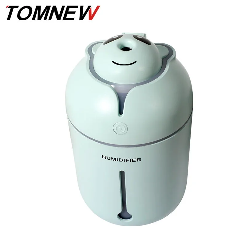 

New Style Dika Bear Colorful Light Humidifier Portable Mini Car Mounted Spray Mute Air Cleaner