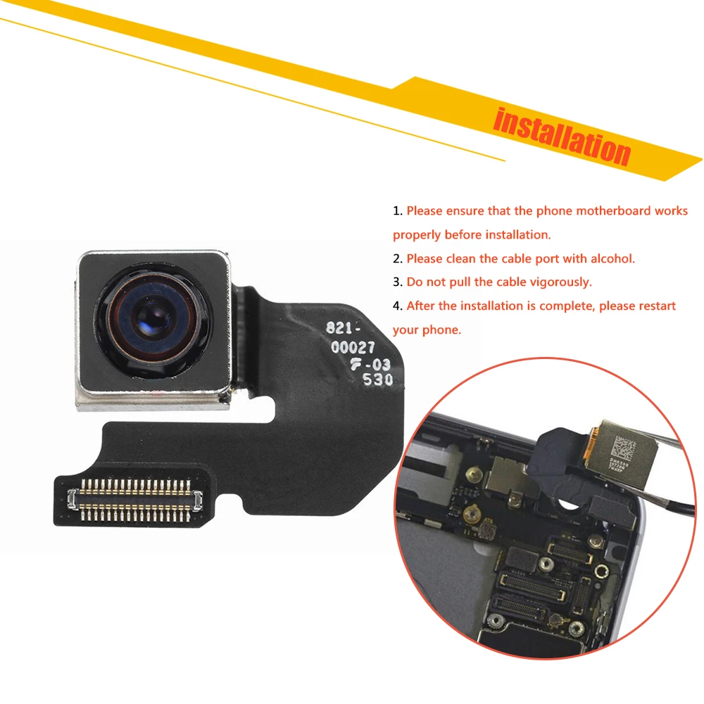 Originele-Terug-Camera-Flex-Kabel-voor-iPhone-6s-6-7-8-Plus-Rear-Camera-Module-Flex