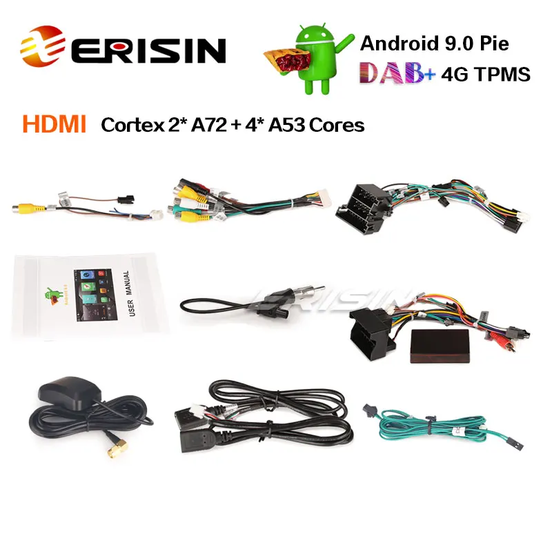 Best Erisin ES6292B 9" PX6 Android 9.0 DAB+ Autoradio GPS Navi HDMI for Mercedes Benz A/B Classe Sprinter Viano 4