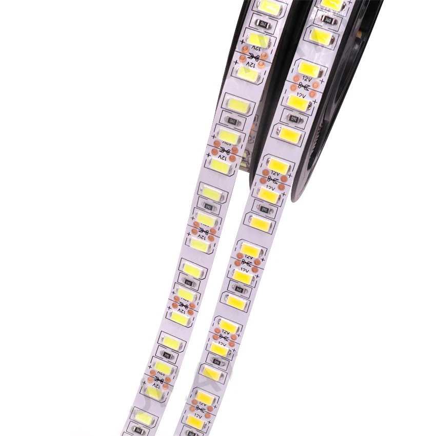 

5 м Светодиодная светильник SMD 5730 12 В не Водонепроницаемая 120 светодиодный s/m гибкая светильник та s полоса SMD 5630 белый/теплый белый домашний декор