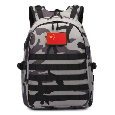 16inch Мужской рюкзак PUBG, школьные сумки, Mochila Pubg, камуфляжный рюкзак, для путешествий, военный, USB, для наушников, рюкзак - Цвет: 16inch