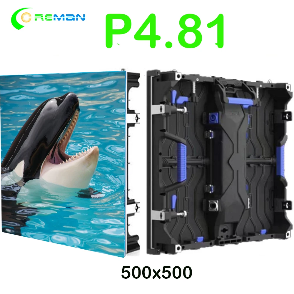 P4.81 наружный светодиодный экран Полноцветный шкаф 500x500 водонепроницаемый IP65