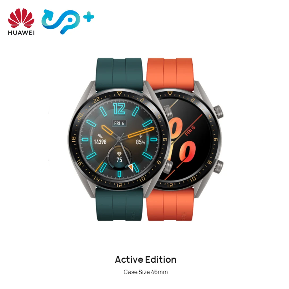 Оригинальные Универсальные часы HUAWEI GT Smart GT, водонепроницаемый трекер сердечного ритма, поддержка gps, мужской спортивный трекер, умные часы, Android IOS
