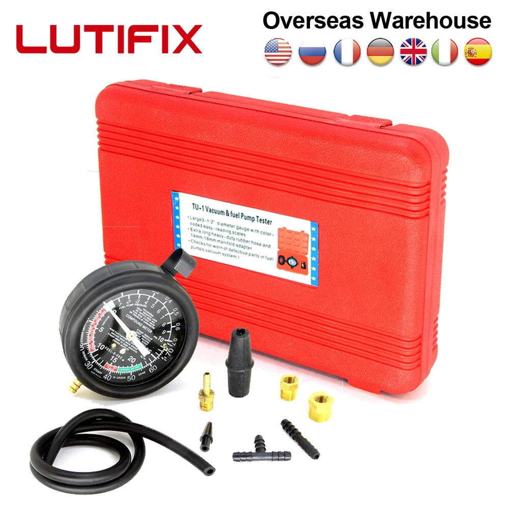 Tu1 Hfs (r) Carburetor Carb Valve Fuel Pump Pressure & Vacuum Tester