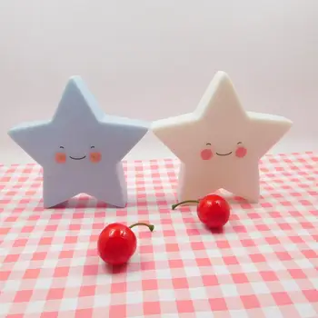 

Adorable Star Shape Children Kid Night Lamp Mini Portable Bedroom Night Light PG