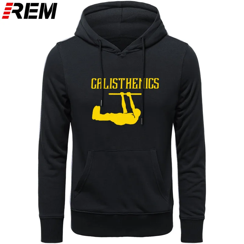 Худи rem Calisthenics, Лучшие Спортивные мужские хлопковые модные забавные толстовки с длинным рукавом и большим принтом, толстовки