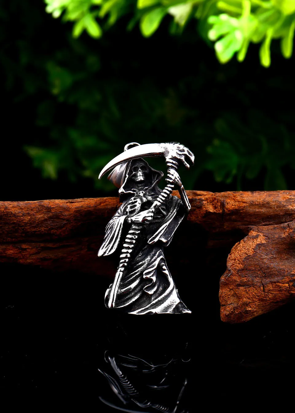 BEIER из нержавеющей стали для мужчин череп и нож ожерелье в стиле панк с подвеской кошелек соединитель Очаровательная цепочка модный подарок ювелирные изделия BP8-431