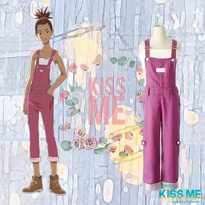 

Anime CAROLE TUESDAY Cosplay Costume CAROLE TUESDAY Carole Rompers Uniform Cosplay Halloween girl woman Costume