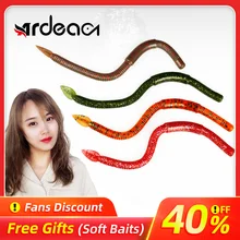 

Ardea Soft Lures Silicone Bait 145mm 4.1g Worm Wobblers Artificial Jigging Carp Trout Swimbait Baitfishing Fishing Tackle