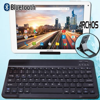 

Mini Wireless Bluetooth Keyboard for ARCHOS 101 Helium/101b Helium/101c Copper/101d/101f Neon Rechargeable Keyboard+Bracket