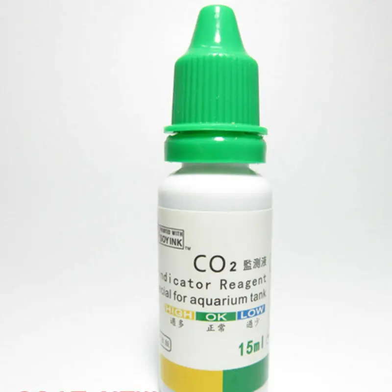 Monitor de CO2 de dióxido de carbono, comprobador de bola de gota de vidrio, indicador de PH para acuario