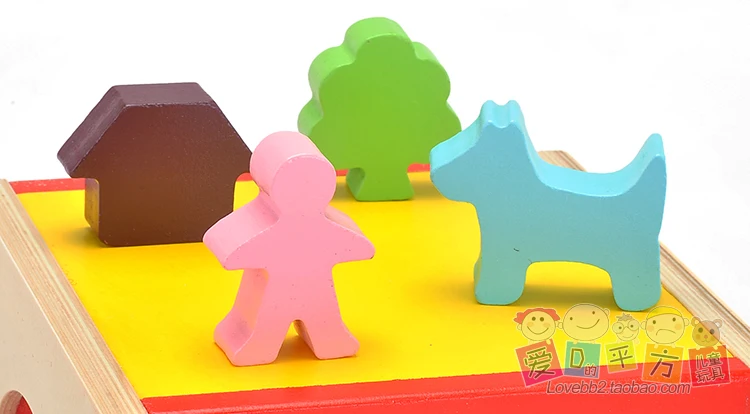 Japan Blind Spell Box Children'S Educational Toy Baby Tactile Sensory Development Shape Matching Game