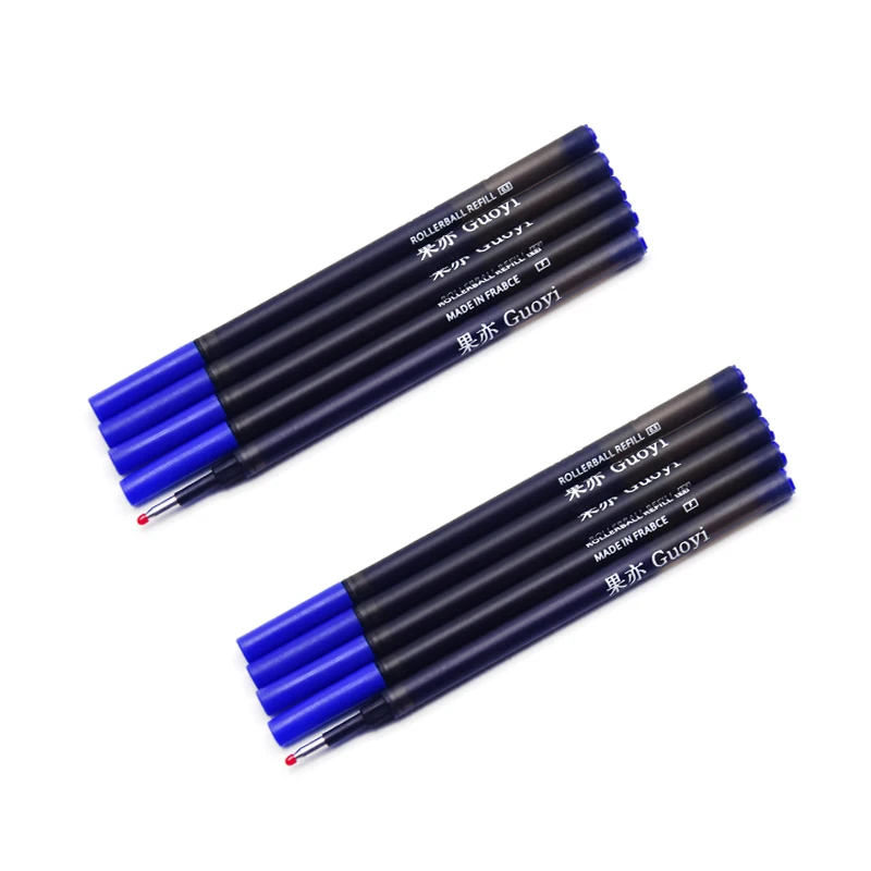 Guoyi Z318 Ретро Роскошная металлическая гелевая ручка канцелярские принадлежности для офиса и обучения школьные канцелярские принадлежности подарок Отель Шариковая ручка для делового письма - Цвет: 10 Blue Gel refills