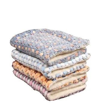 

Long Plush Warm Double Layer Fluffy Deep Sleeping Cover for Small Medium Large Dogs Mattress Soft Pet Dog Blanket Cat Bed Mat