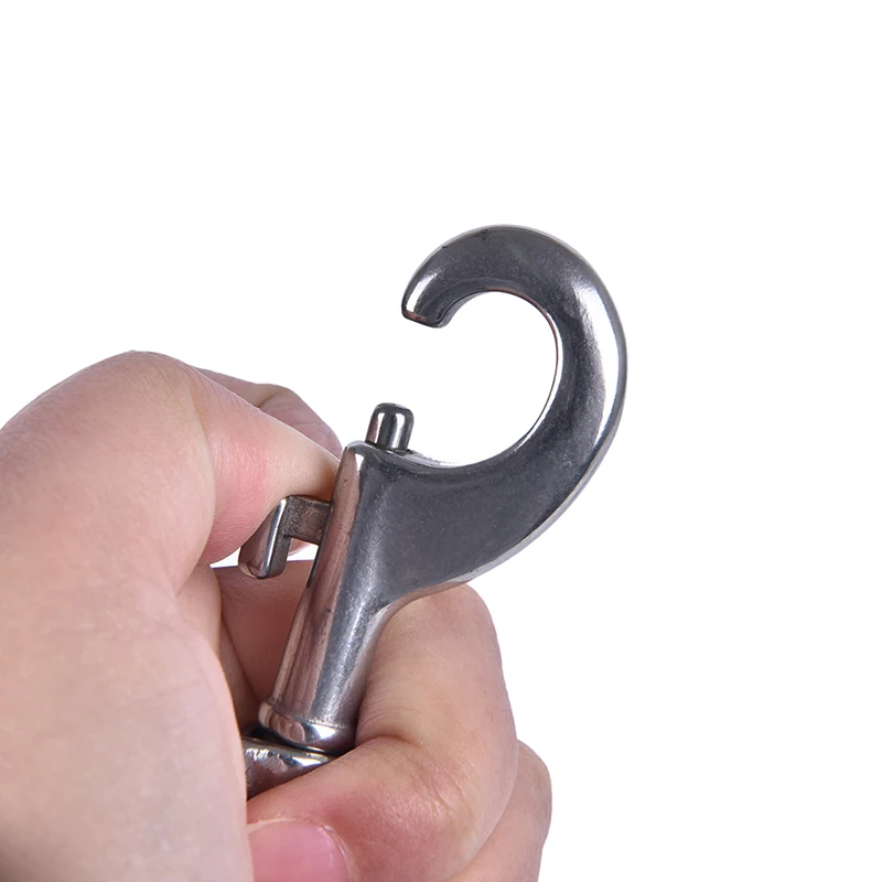 스테인리스 스틸 볼트 스냅 후크 클립, 다이빙 싱글 후크, BCD 액세서리 도구, 65mm, 70mm, 80mm, 90mm, 100mm, 120mm