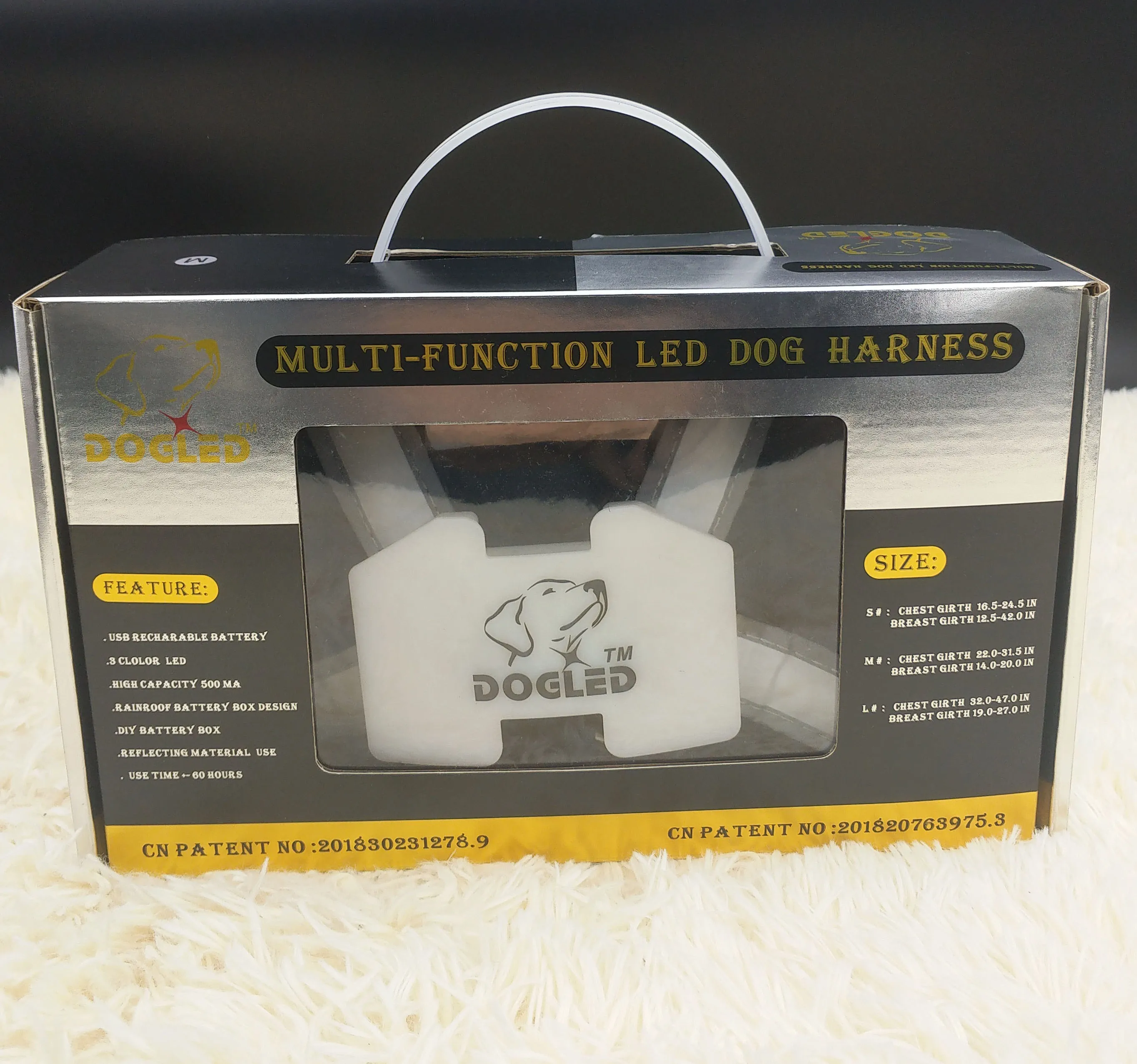 

Nylon LED Pet Dog Collar,Night Safety Flashing Glow In The Dark Dog Leash,Dogs Luminous Fluorescent Collars Pet Supplies