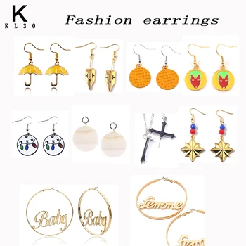 

10pcs Wholesale Popular Eardrop Earrings Metal Fashion Pendant Earring For Women Festival Gift Accessories Jewelry