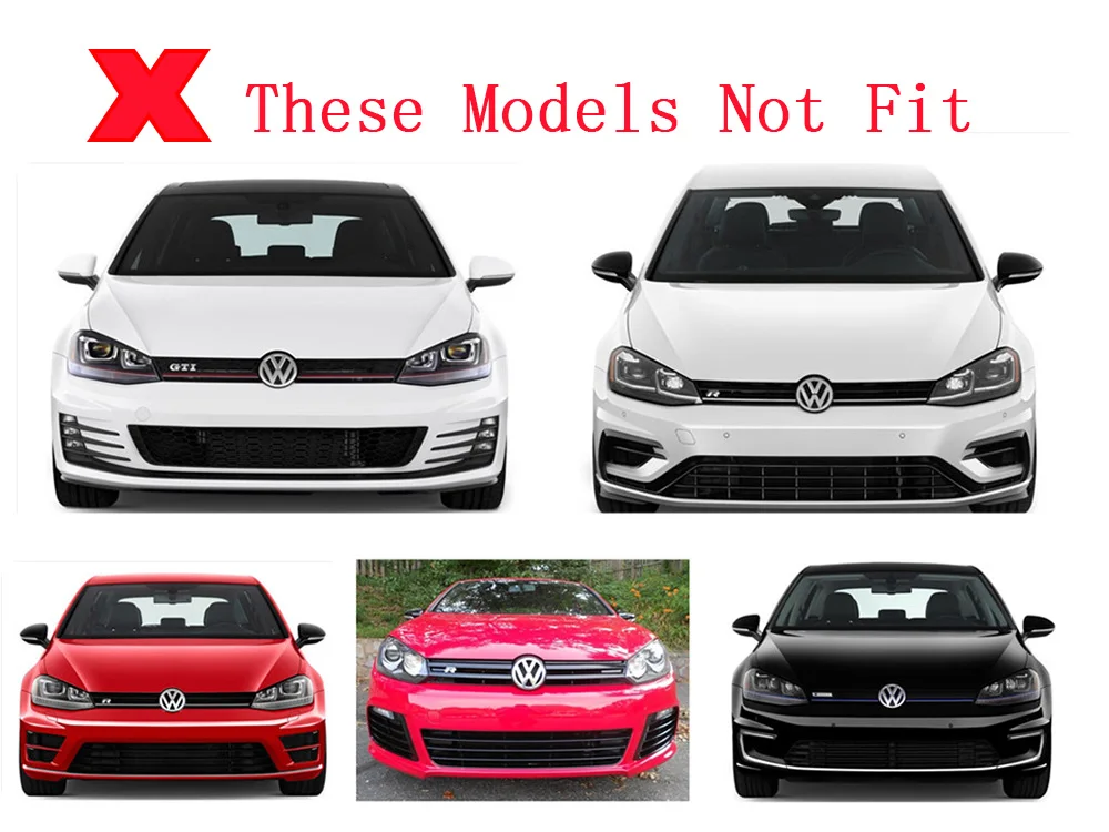 Golf 2013 передний бампер спойлер для Volkswagen 7,5 модель углеродное волокно Стайлинг ABS пластик