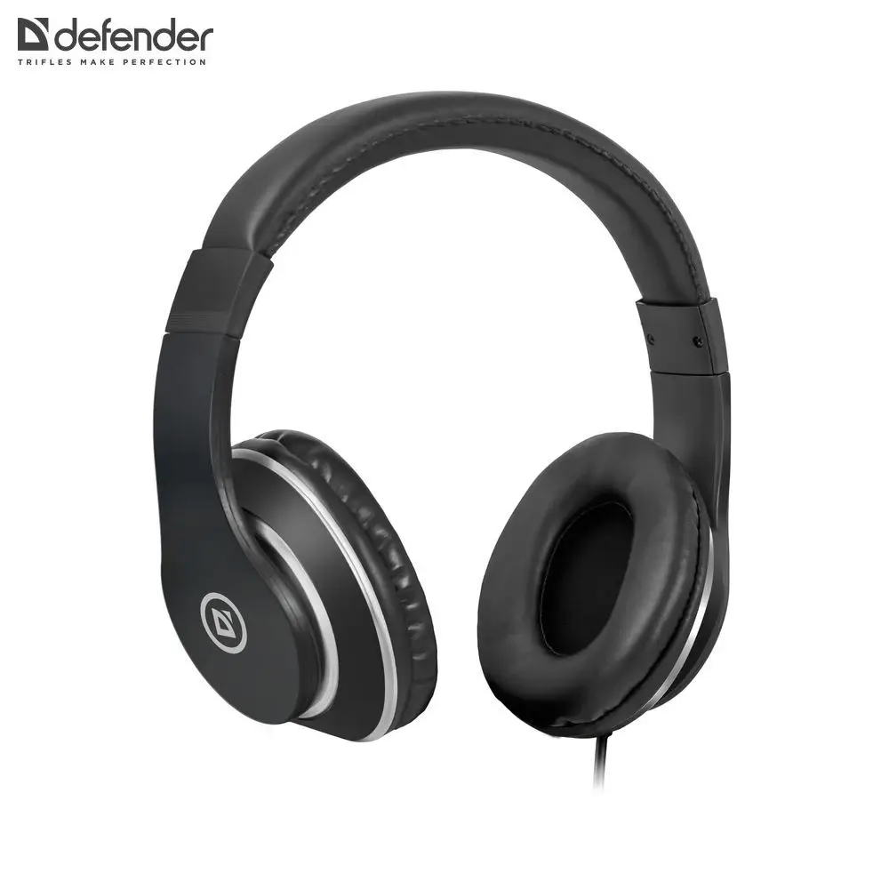 Гарнитура Defender Accord 185 черный, кабель 1,2 м