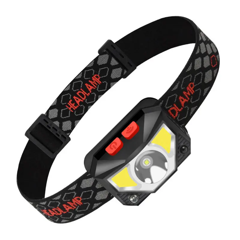 6000lums Hands-free LED Headlamp Motion Sensor head lamp LED headlight Torch Lamps inductive for Outdoor Night Fishing