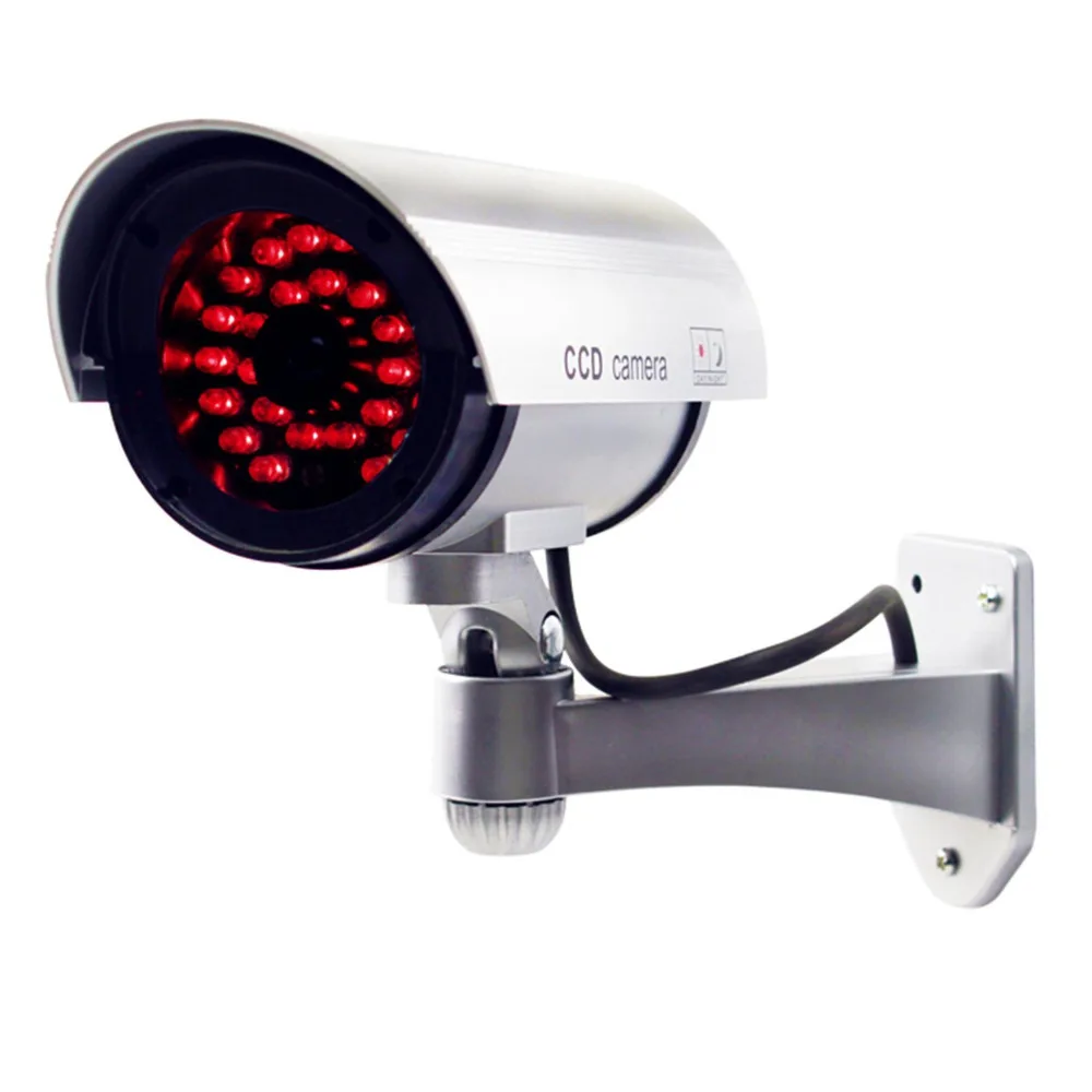 Kкаса автоматическая индукция 30 светодиодный свет моделирование манекен поддельная камера водонепроницаемый обеспечение безопасности в помещении наружное CCTV контрольная пуля