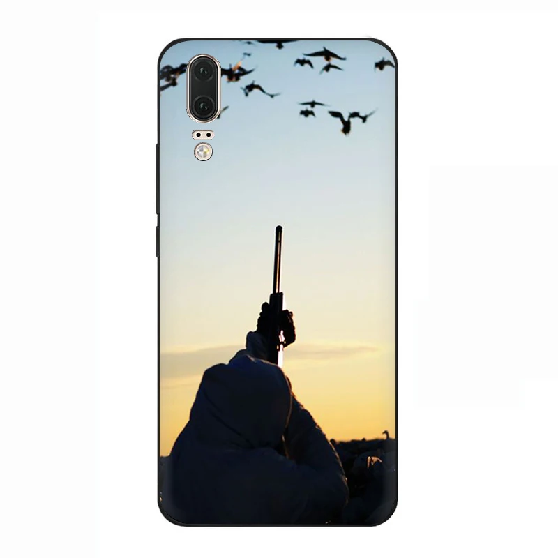 B1 EWAU Охотник Собака Охота силиконовый телефон чехол для Huawei P8 P9 P10 P20 P30 Lite Mini Pro P Smart Z Plus - Цвет: B1