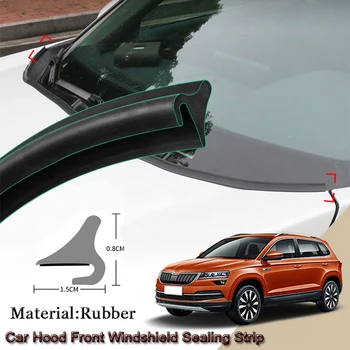 

DIY Car Seal Strip Windshied Spoiler Filler Protect Edge Weatherstrip Strip Sticker Car Accessories For Skoda Karoq 2017-2020