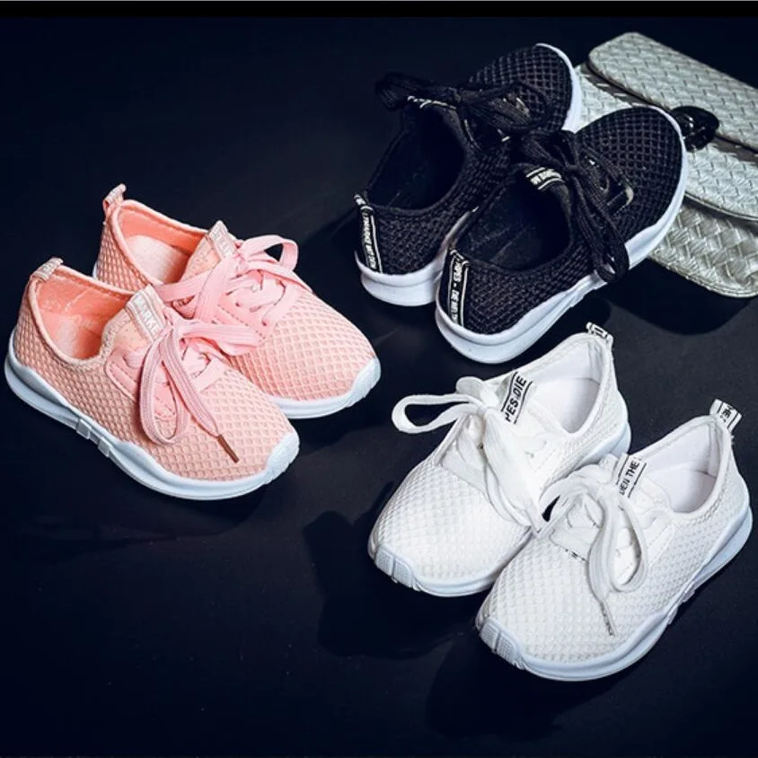 Детская обувь; обувь для маленьких девочек; обувь для мальчиков; кроссовки из сетчатого материала; дышащая простая дизайнерская обувь для детей и детей