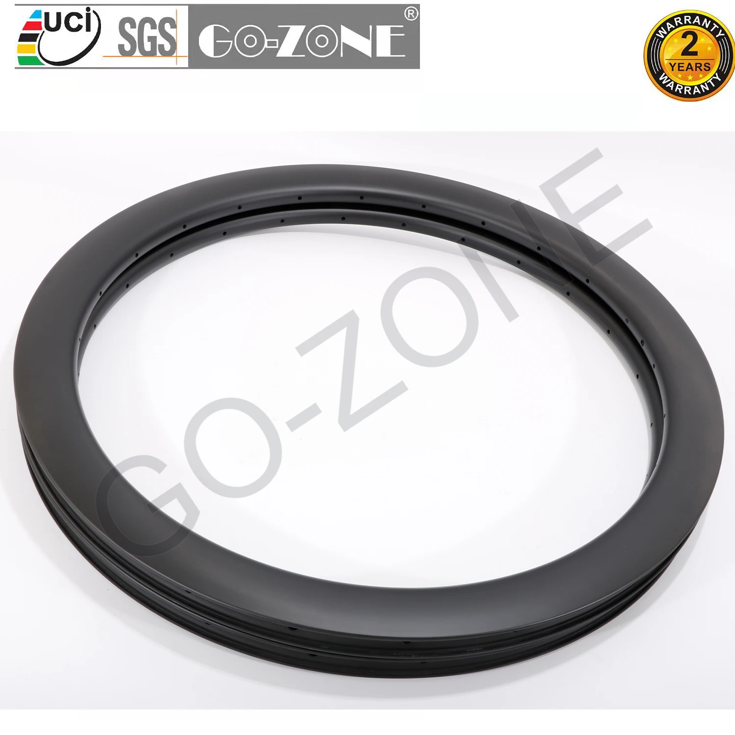 

U Shape 700c Carbon Road Rims Disc Brake Clincher Tubeless 26mm Width High Quality Carbon Rims Disc Bike Rims
