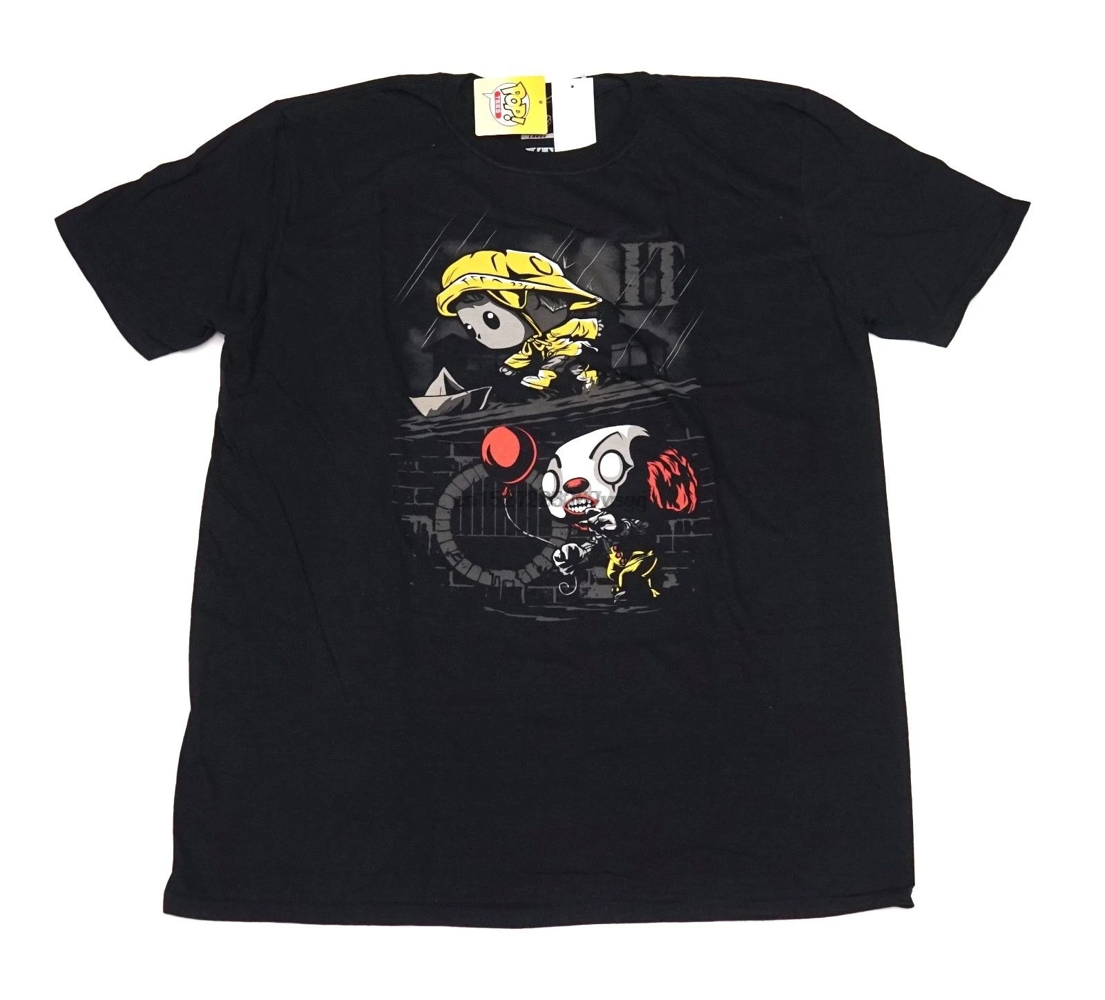 

New Funko Pop IT Movie Pennywise Georgie Boat Clown Sewer T-Shirt