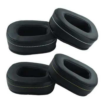 

2PCS Replacement Protein Skin Leather Earpads Soft Foam Ear Cushions Cover for DENON AH-D600 AH-D7100 Headphones Headset