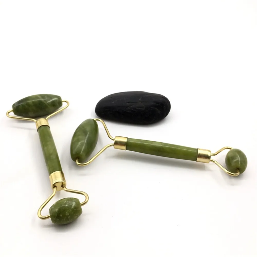 Jade Roller Massager 1PCS Double Head Facial Massage Roller Jade Face Care Face Slimming Body Head 4