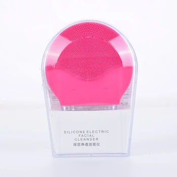 

Ultrasonic Vibration Skin Electric Facial Cleansing Face Washing Brush Blackhead Remover Pore Cleaner Face Massage Dropship