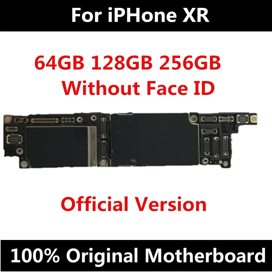 100% Оригинальный Бесплатный iCloud для iPhone XR материнская плата разблокированная