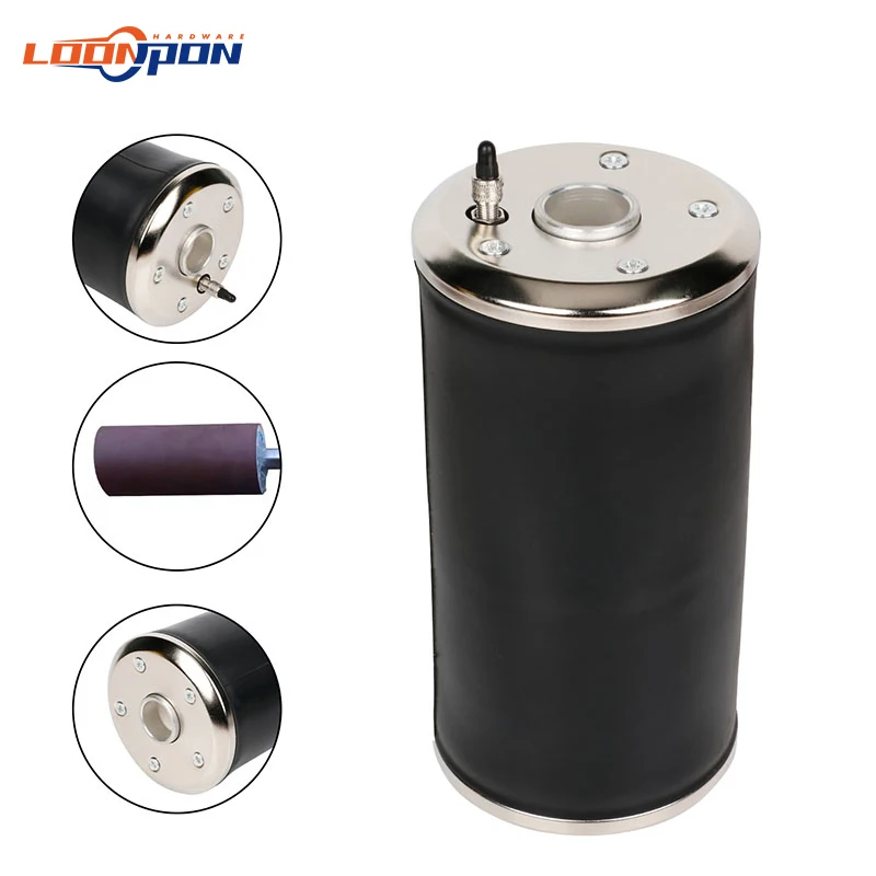 Pneumatic Sanding Drum Aluminum 105x230mm with Rubber Sleeve Tube Set 1" Bore 