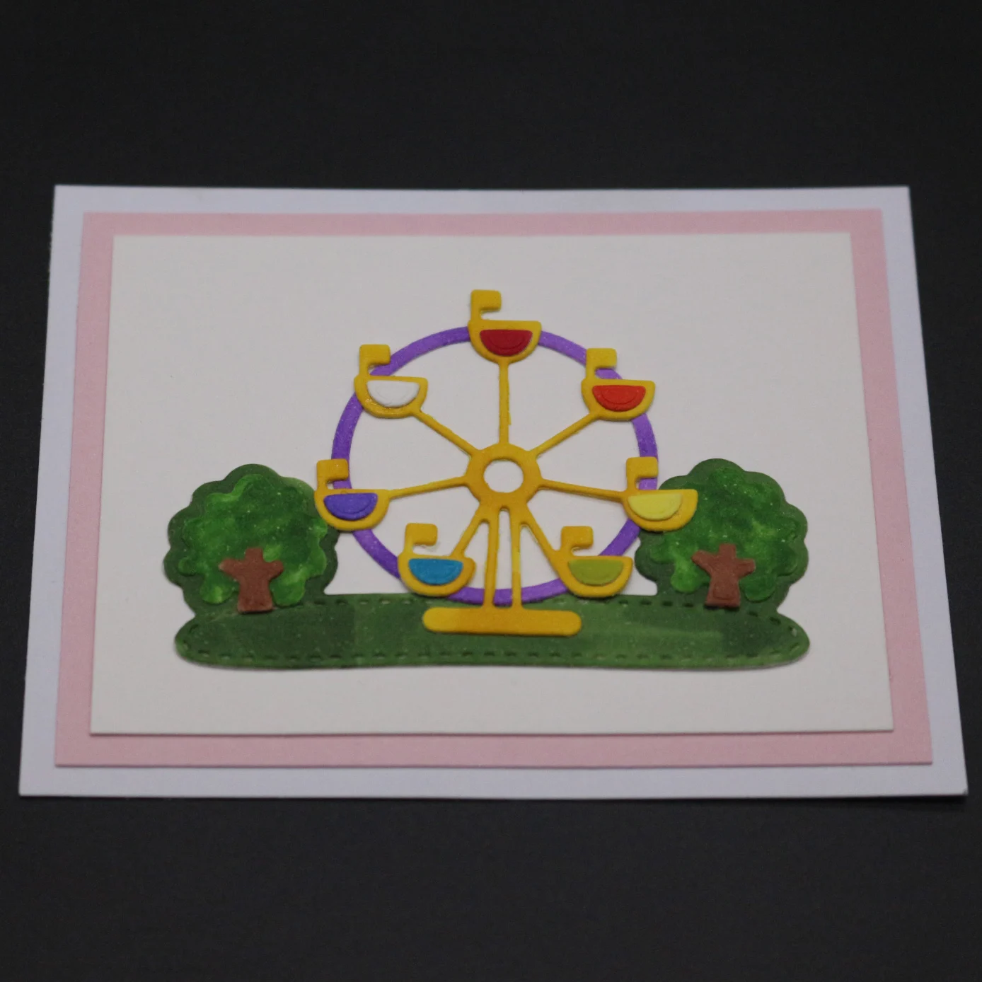 

ZATWBS Ferris wheel Cutting Dies for DIY Scrapbooking Decoretive Embossing Stencial DIY Decoative Cards die cutter