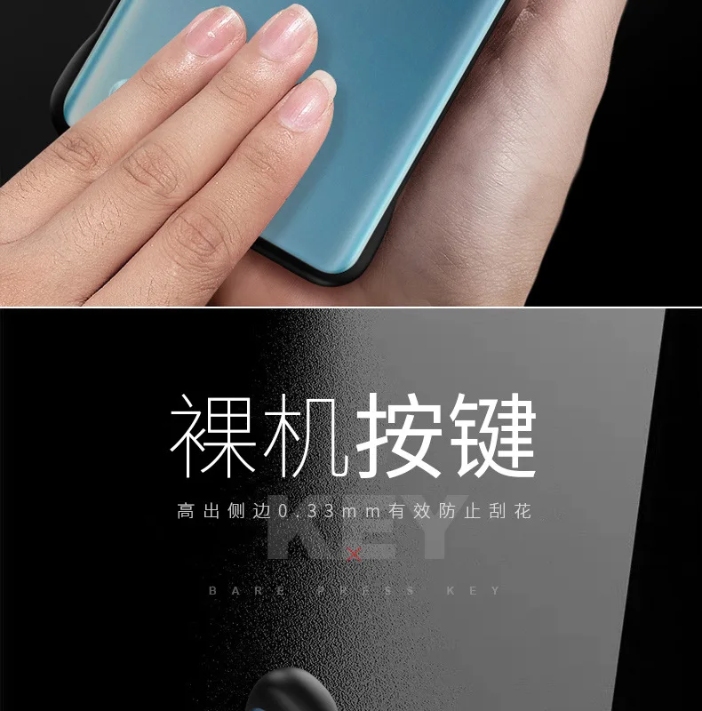 Для oneplus 7T чехол жесткий матовый прозрачный тонкий с кольцом защитный чехол на заднюю панель для one plus 7t Pro oneplus 7t 1+ 7t pro
