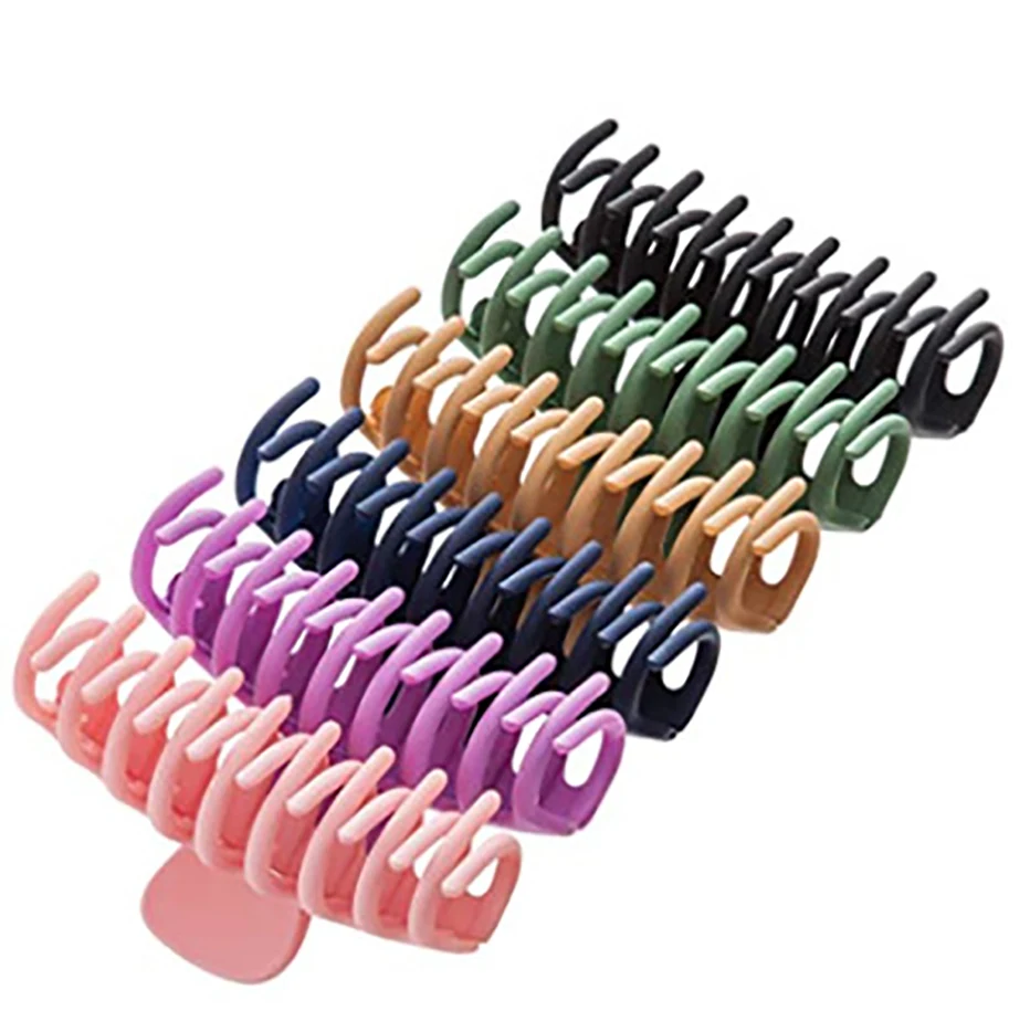 4/6/8/12 PCS Hair Clips Tough Plastic Large Size Hairpins Girls Clamps Hair Rope Hair Bands Headwear Hair Accessories Women Gift bride headband