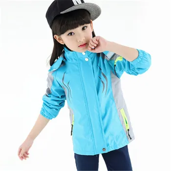 

girls Outdoor jacket baby kids 4-15 years old fashion kid outwear Korean children's trench coat Casual spring autumn sport