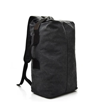 

Men Hiking Bag Canvas Backpack Travel Luggage Outdoor Exercise Durable Large Capacity Fabala Multi-use