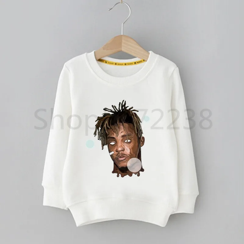 Juice Wrld/Детские толстовки с капюшоном и забавным принтом; толстовки с капюшоном для мальчиков; Детский свитер; повседневные толстовки; осенне-зимняя толстовка с капюшоном - Цвет: M