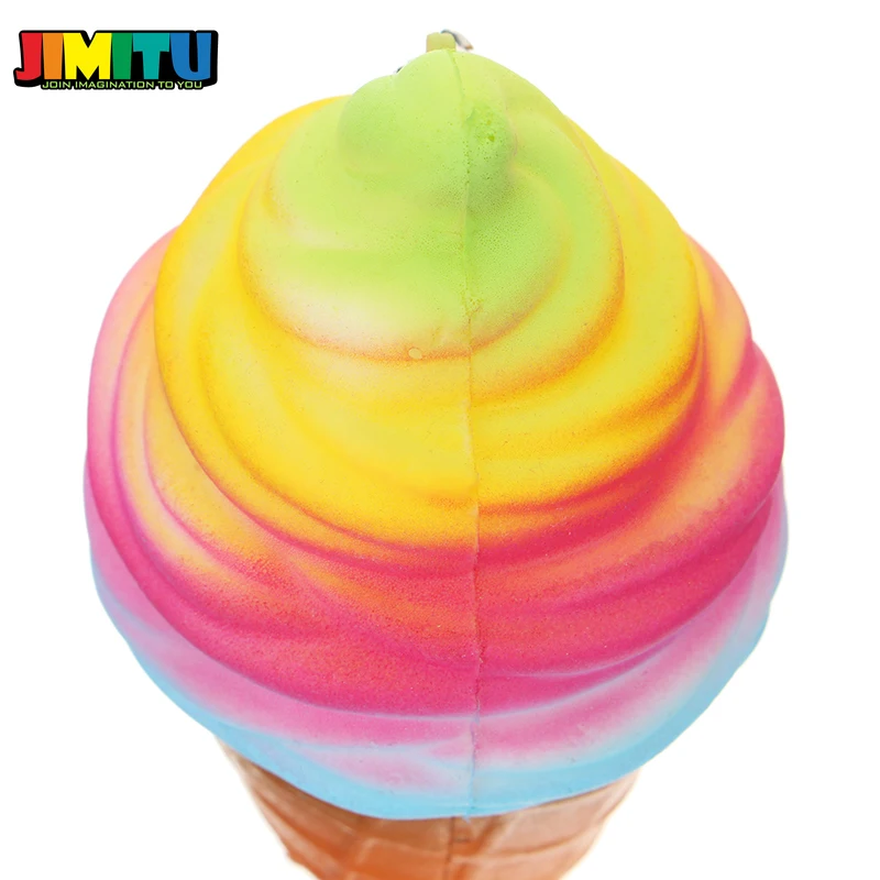 JIMITU 10 см дети ПУ имитация конфетного цвета мороженое мяч мягкая игрушка торт хлеб кляп шутка игрушки медленно поднимающиеся сжимаются антистресс