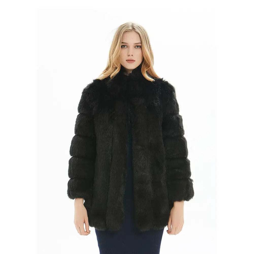 DSstyles, стиль, модное пальто из искусственного меха, Женское пальто из искусственного меха с длинным рукавом, свободное однотонное пальто для зимы